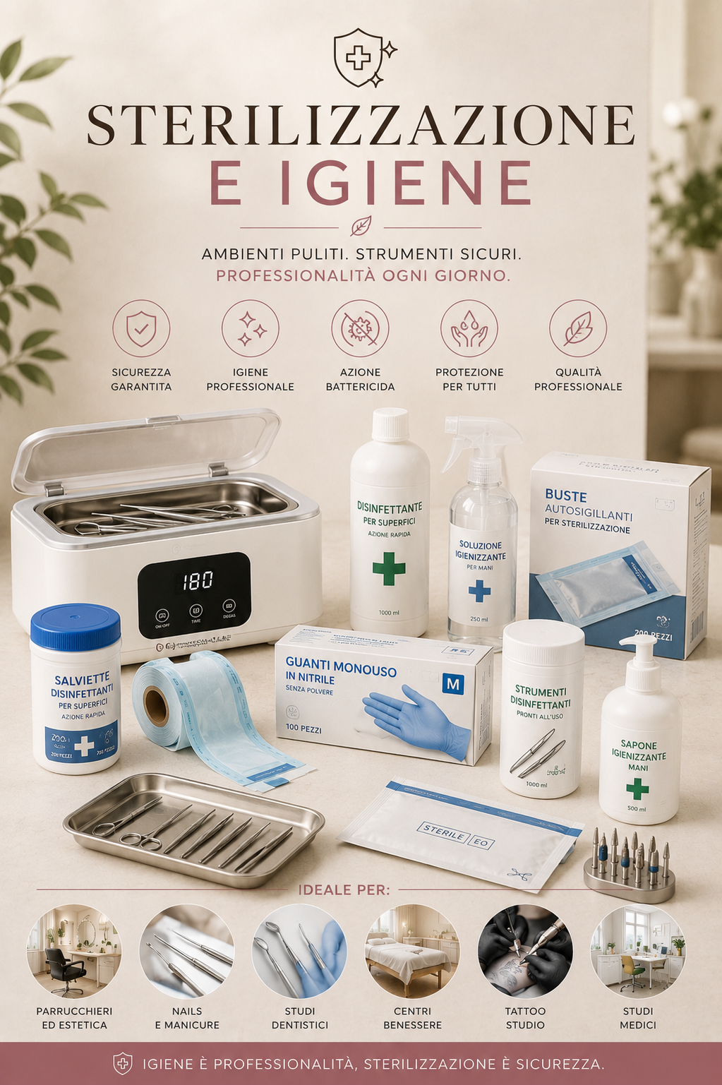 Sterilizzazione e Pulizia