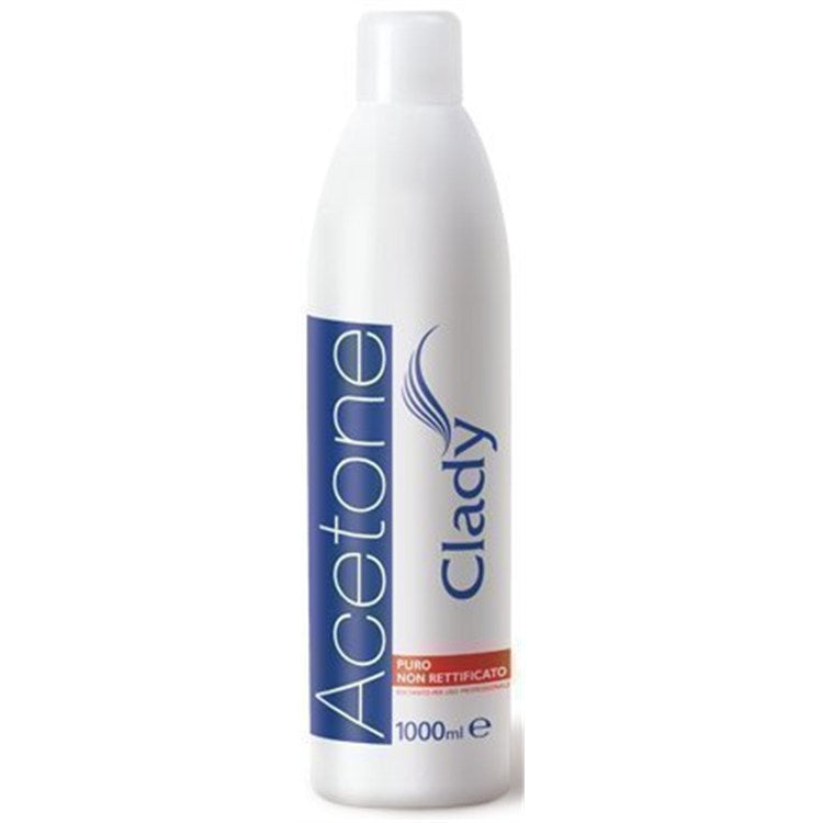 Clady Acetone Solvente Per Smalto Puro Non Rettificato - 1000 ml
