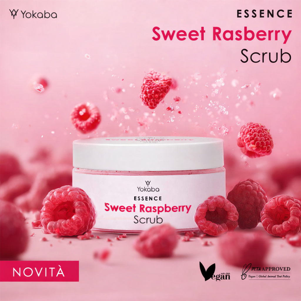Yokaba Sweet Rasberry Scrub – Scrub per Mani E Corpo Al Lampone 250 g