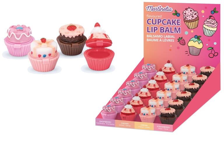 IDC INSTITUTE Balsamo labbra Martinelia, deliziosi cupcake.4 varianti