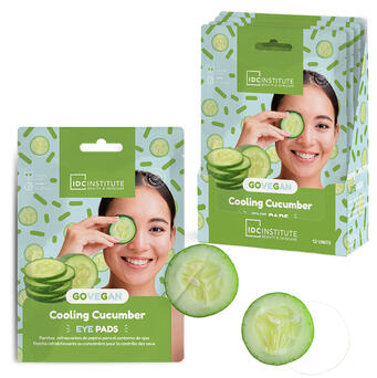 IDC INSTITUTE Maschera Patch rinfrescanti per il contorno occhi al cetriolo. 23 g