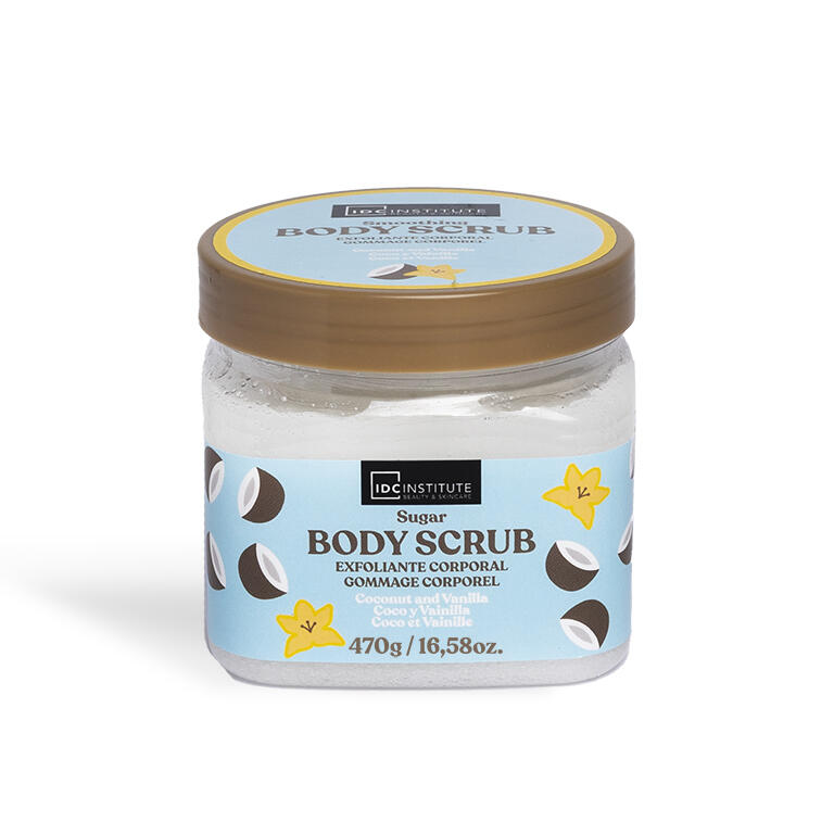 IDC INSTITUTE Scrub corpo allo zucchero  al Cocco e Vaniglia 470 g