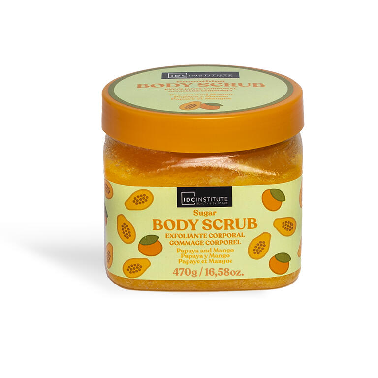 IDC INSTITUTE Scrub corpo allo zucchero al Mango e Papaya 470 g