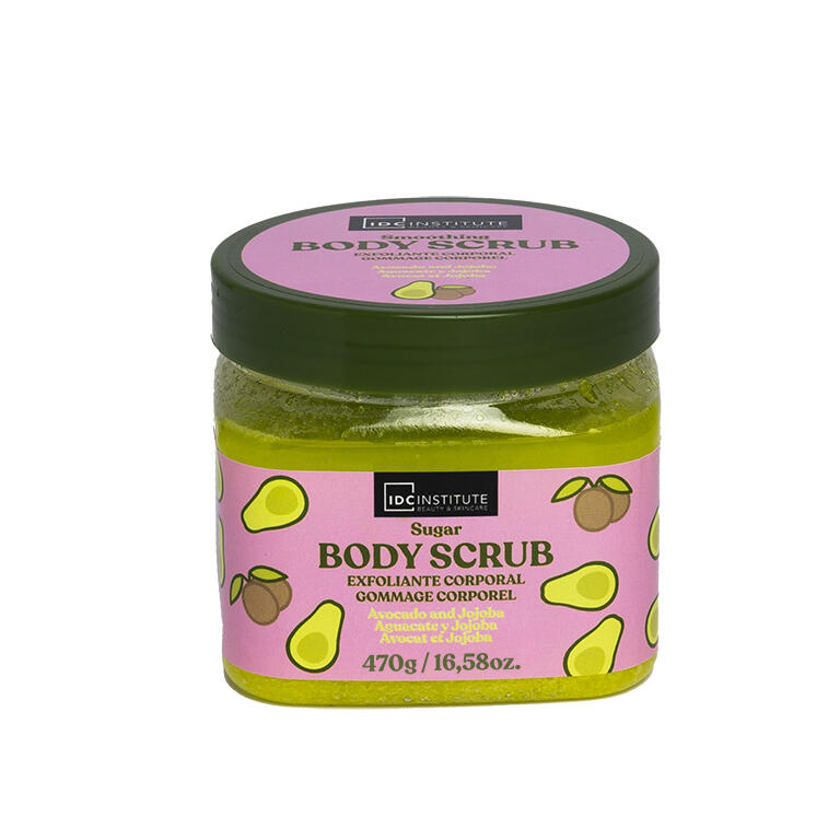 IDC INSTITUTE Scrub corpo allo zucchero  Avocado e Jojoba 470 g