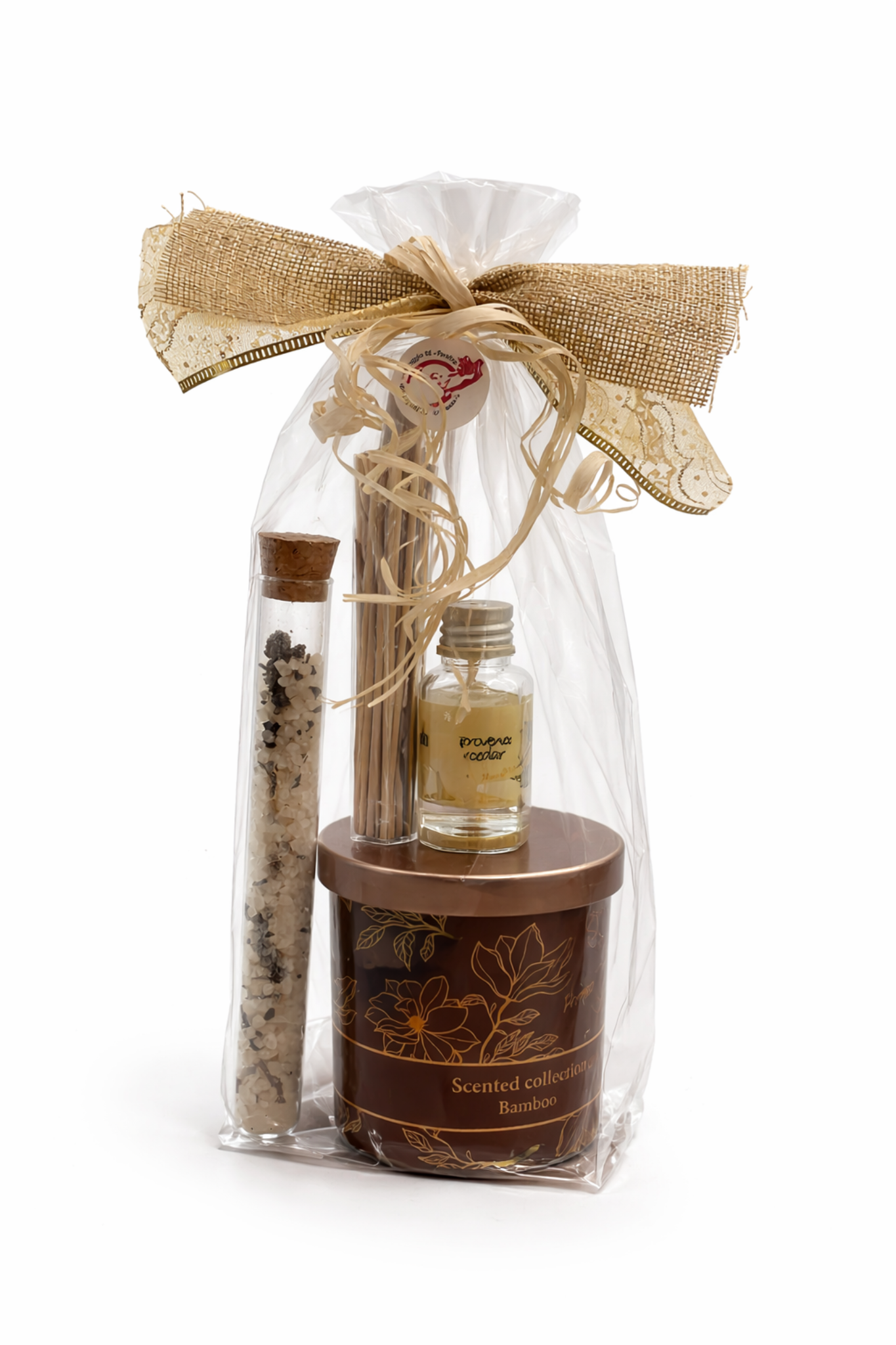 Set Benessere Casa Candela Sali e Diffusore Ambiente