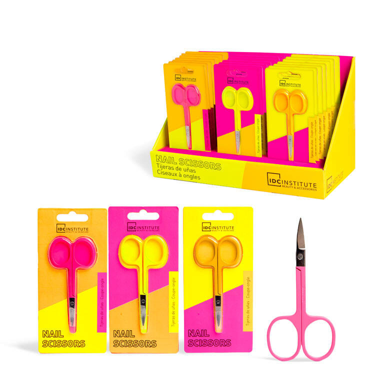 IDC INSTITUTE forbicine di precisione per unghie color neon
