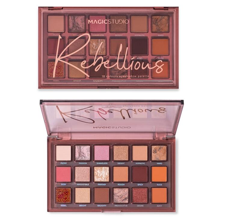 IDC INSTITUTE Magic Studio palette di ombretti Rebellious 18 colori
