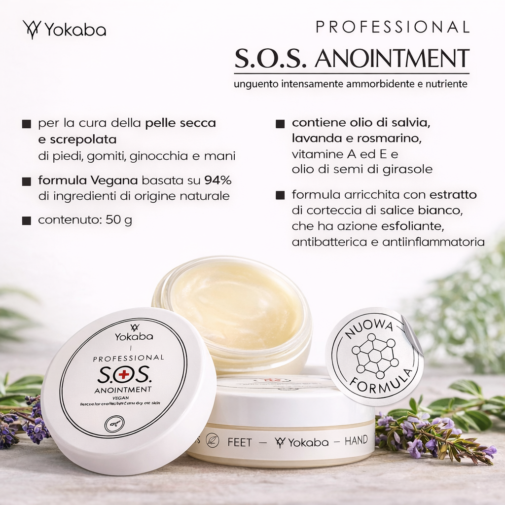 Yokaba S.O.S. Anointment - Pomata Emolliente E Nutriente 50 ml