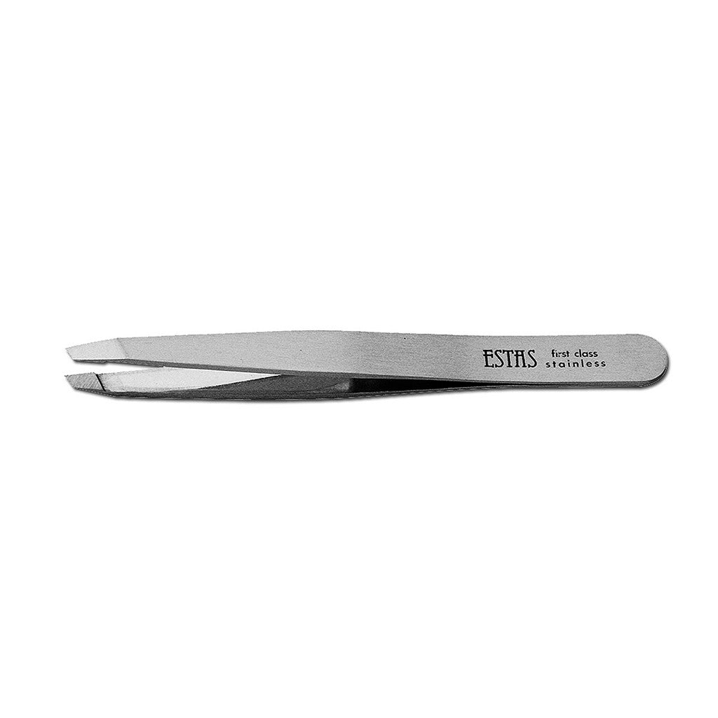 Estas Pinzetta Professionale Obliqua In Acciaio Inox