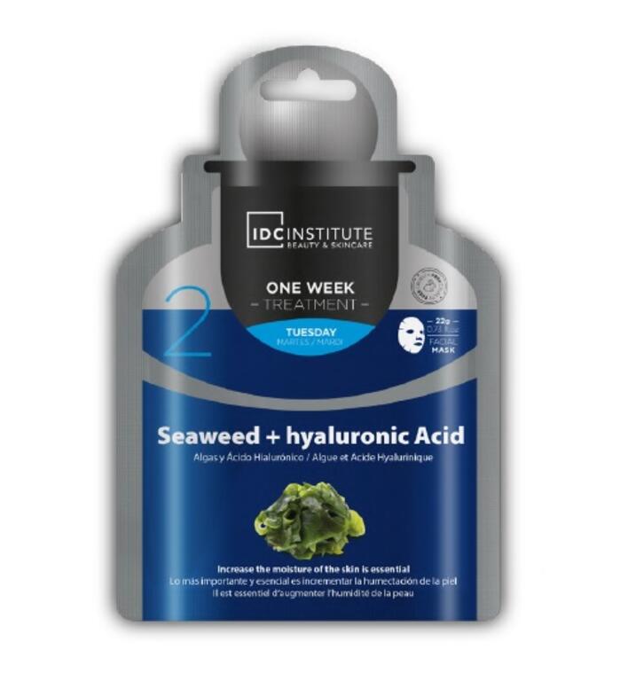 IDC INSTITUTE Maschera viso Alghe marine + acido ialuronico 22 g (martedì)