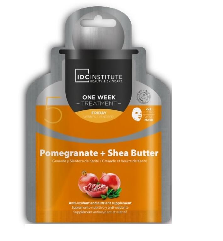 IDC INSTITUTE Maschera viso  Melograno + Burro di Karité 22g (Venerdì)