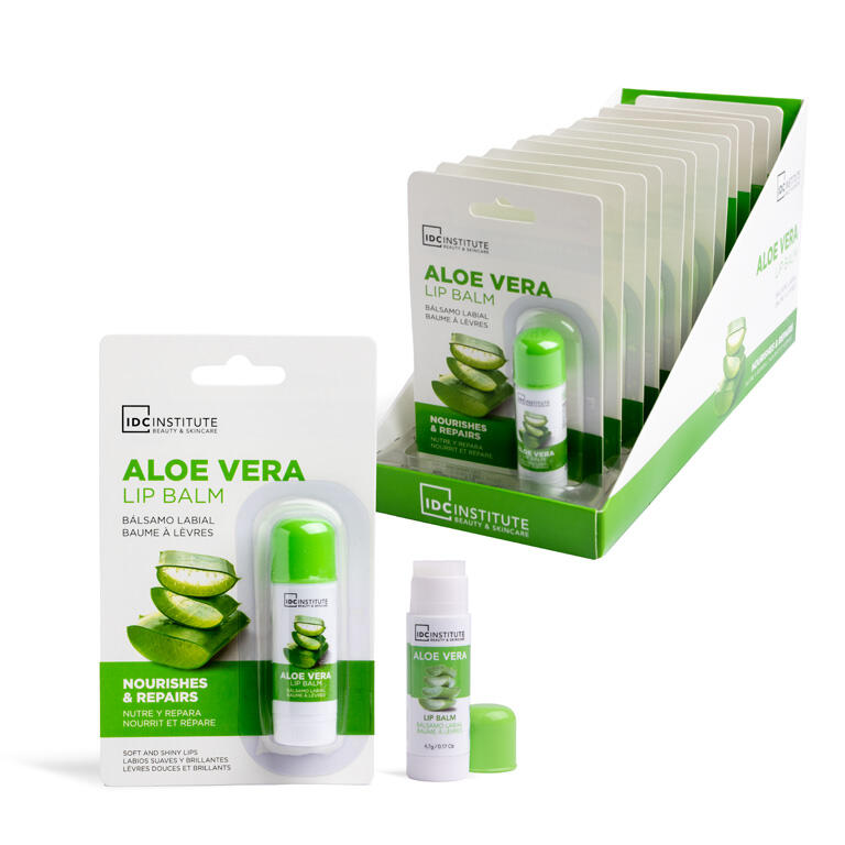 IDC INSTITUTE Balsamo labbra aloe vera da 4,5 g.