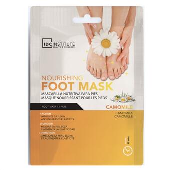 IDC INSTITUTE Maschera calzino nutriente per i piedi alla camomilla