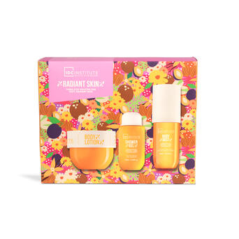 IDC INSTITUTE Set Radiant Skin Bagnoschiuma, Lozione Corpo , Spray Corpo