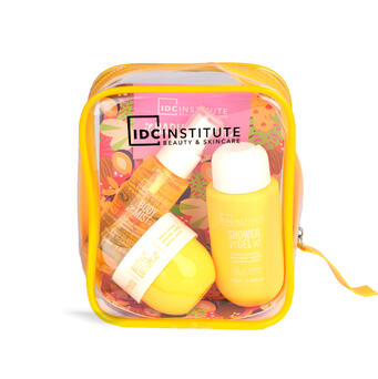 IDC INSTITUTE Set Da Viaggio Radiant Skin Bagnoschiuma, Lozione Corpo , Spray Corpo