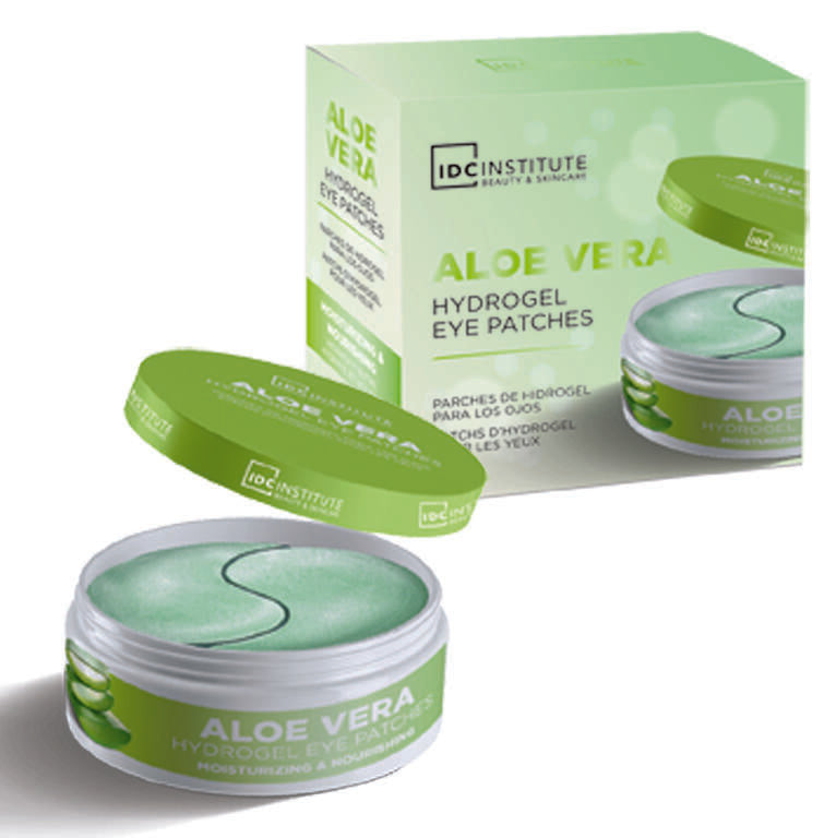 IDC INSTITUTE Maschera Patch occhi idrogel all'aloe vera, 60 pezzi