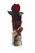 Set Regalo Cura Quotidiana Capelli & Labbra Con Vasetto E Rosa Decorativa