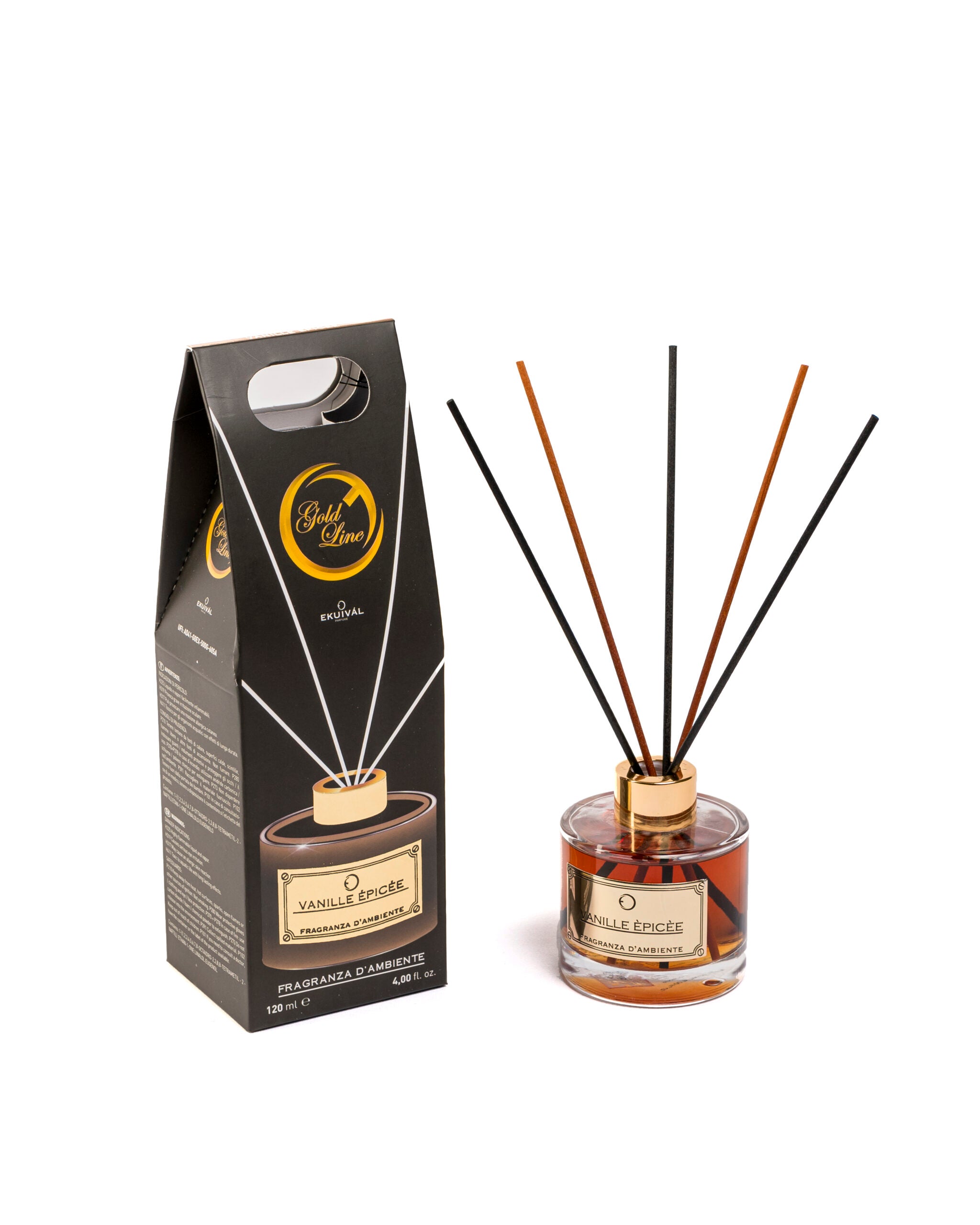 Ekuival Fragranza D'Ambiente Bastoncini 120 ml - 13 Varianti