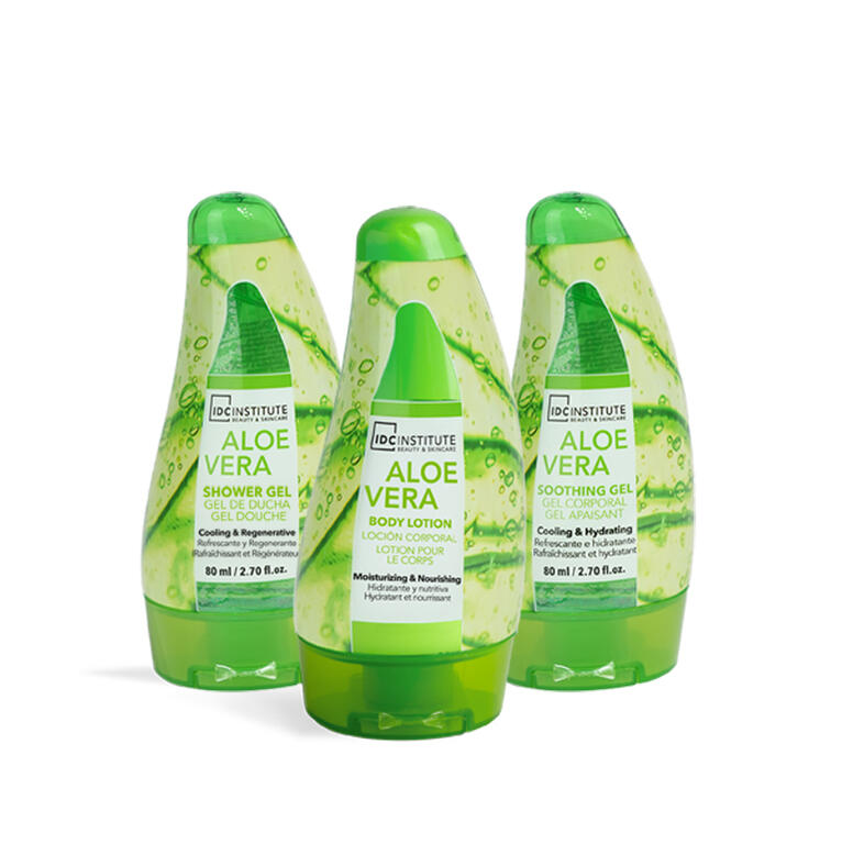 IDC INSTITUTE Set viaggio Gel doccia , lozione corpo , gel lenitivo