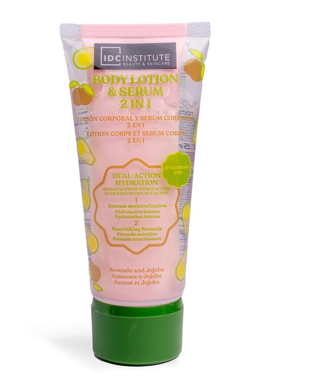 IDC INSTITUTE Lozione e siero corpo 2 in  al Avocado e Jojoba 75 ml+75 ml