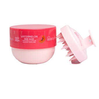 IDC INSTITUTE Set Fruit Farm Lozione corpo rassodante anticellulite da 240 ml con massaggiatore