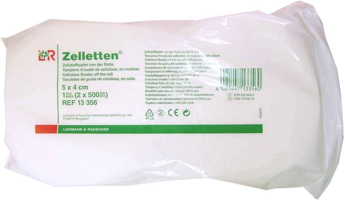 Rotolo Pads Zelletten in Cellulosa da 2X500 strappi, per ricostruzione unghie - Disponibile Singolo O In Cartone da 10 pezzi (Copia)