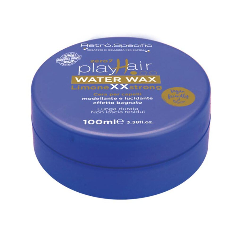 Retrò Professional Play Hair Water Wax Limone Strong Cera Per Capelli Effetto Bagnato - 100 ml