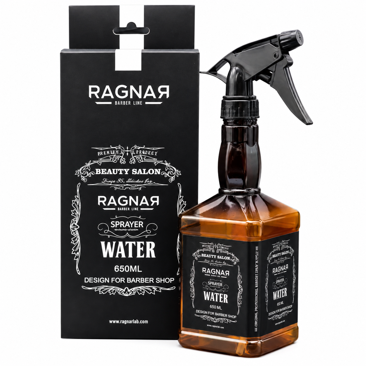 RAGNAR Vaporizzatore Spray Ad Acqua Barber Line - 650 ml