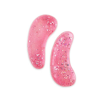IDC INSTITUTE Maschera Patch contorno occhi idratanti con glitter rosa