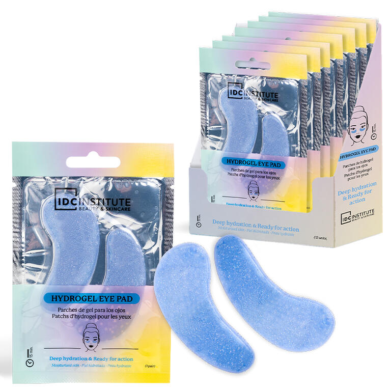 IDC INSTITUTE Maschera Patch contorno occhi idratanti con glitter blu