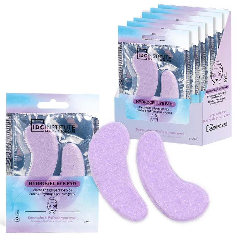 IDC INSTITUTE Maschera Patch contorno occhi idratanti con glitter viola