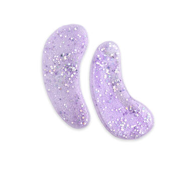 IDC INSTITUTE Maschera Patch contorno occhi idratanti con glitter viola