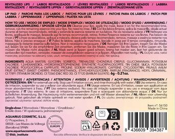 IDC INSTITUTE Maschera Patch patch labbra idratanti e glitterati rosa