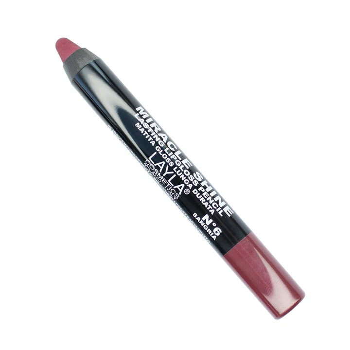 Layla Miracle Shine Lasting Lip Gloss Pencil - 6 Varianti Di Colori