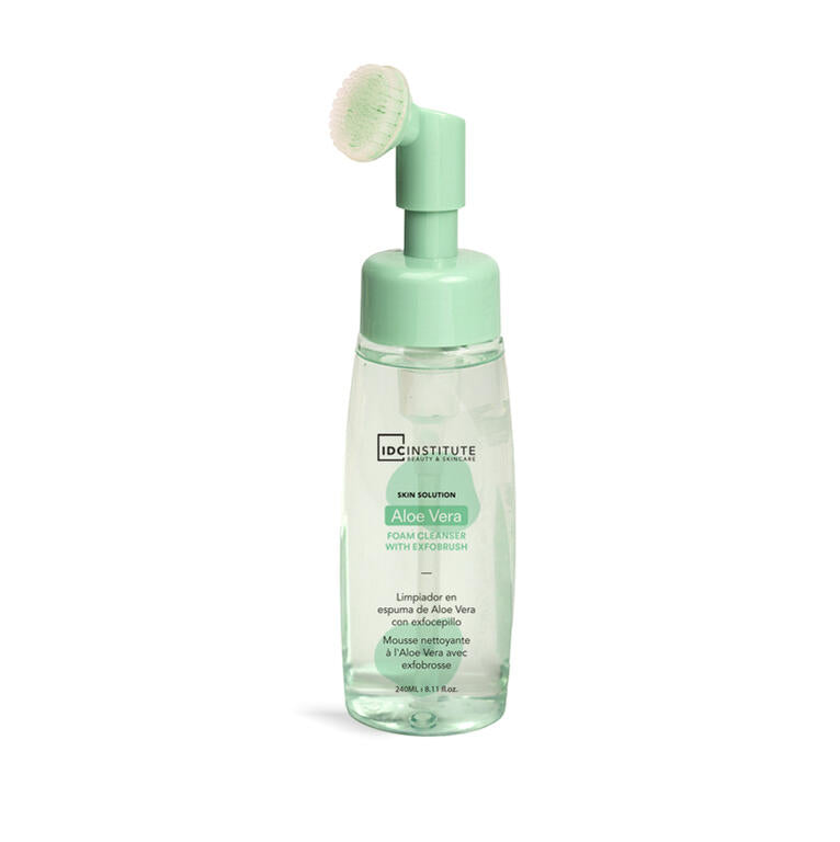 IDC INSTITUTE Detergente viso schiumogeno all'Aloe Vera 240ml