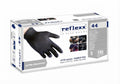 Monouso: Reflexx Guanti In Lattice Extra Resistant Neri 44 100 Pezzi - Disponibile In S, M, L