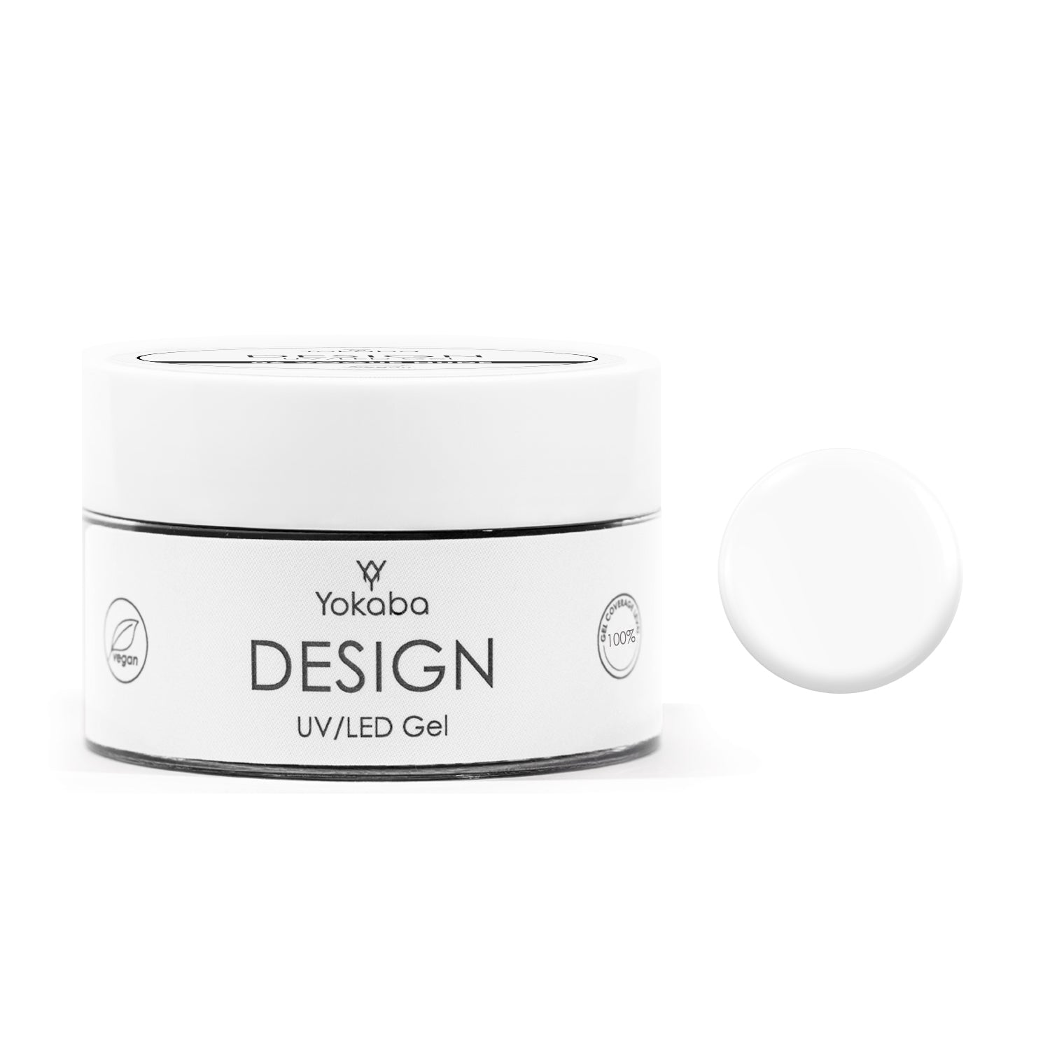 Yokaba DESIGN UV/LED GEL - Gel costruttore UV/LED autolivellante per unghie 50 ml - Disponibile in 9 Varianti Di Colore