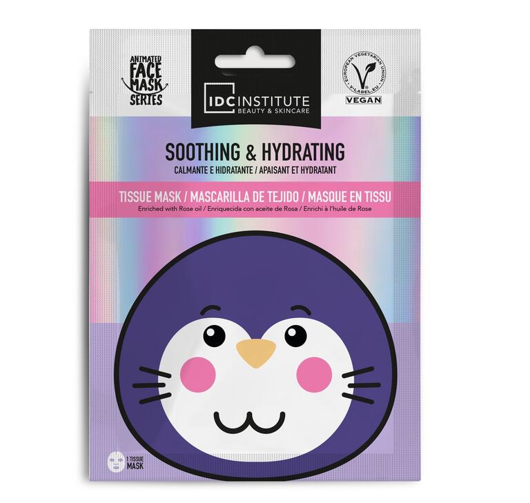 IDC INSTITUTE Maschera in tessuto lenitiva e idratante gatto
