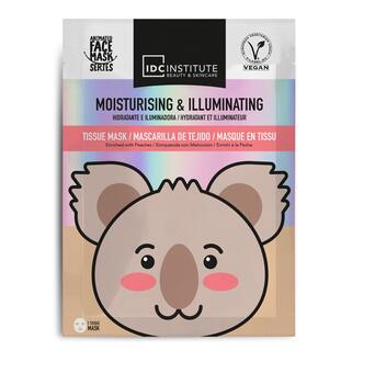 IDC INSTITUTE Maschera in tessuto idratante e illuminante Koala