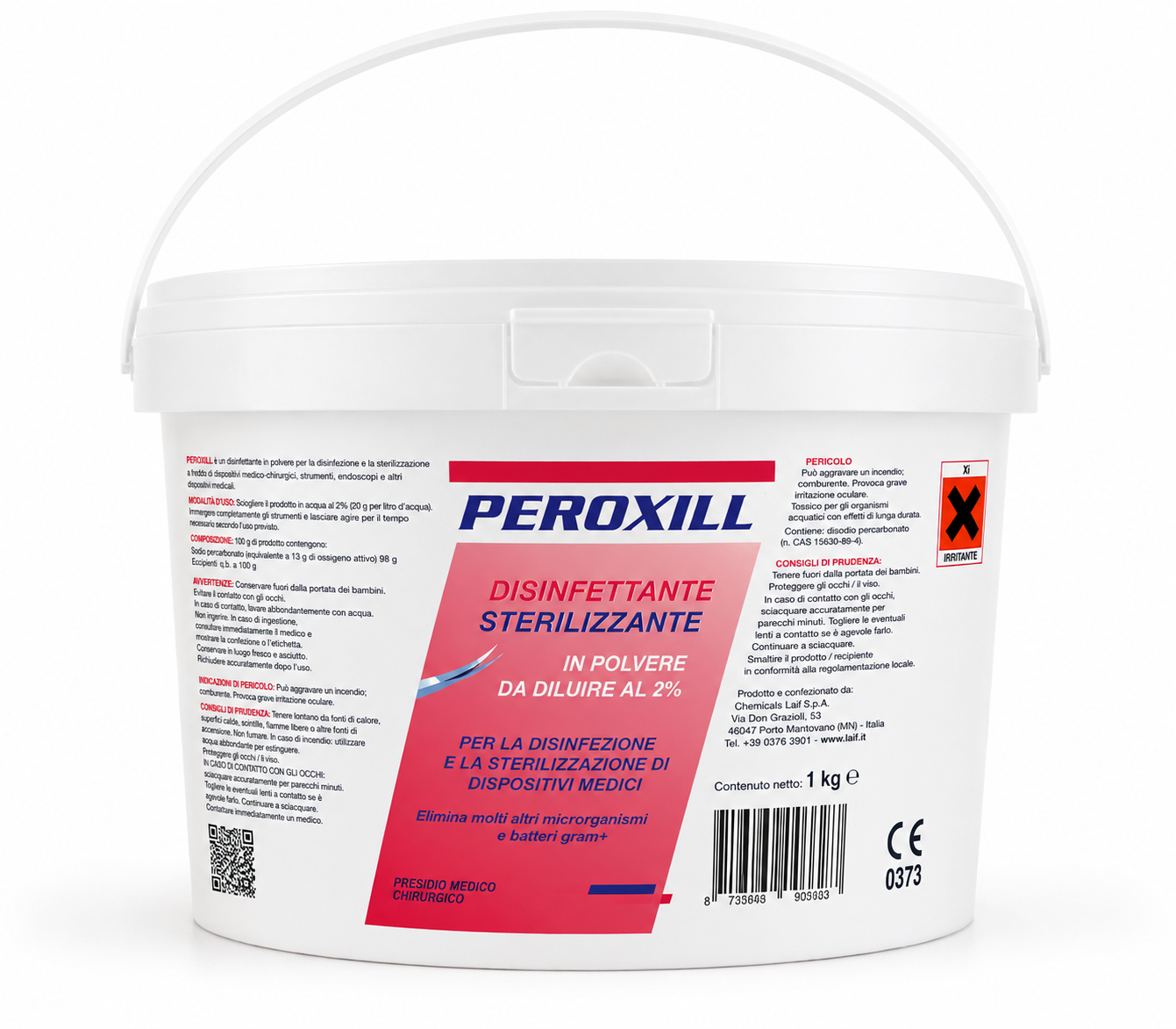 Peroxill Disinfettante Sterilizzatore In Polvere - Disponibile in 1000 g e 2000 g