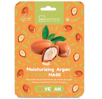 IDC INSTITUTE Maschera in tessuto nutriente idratante vegana  all'olio di argan 25g