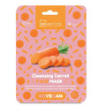 IDC INSTITUTE Maschera in tessuto vegana alla carota per pelli grasse 23 g