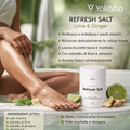 Yokaba ReFresh Salt Lime & Ginger – Sale Da Bagno Per Pedicure E Bagni Corpo 1000 ml