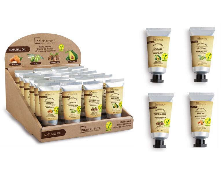 IDC INSTITUTE Crema mani all'olio naturale 30 ml 4 varianti