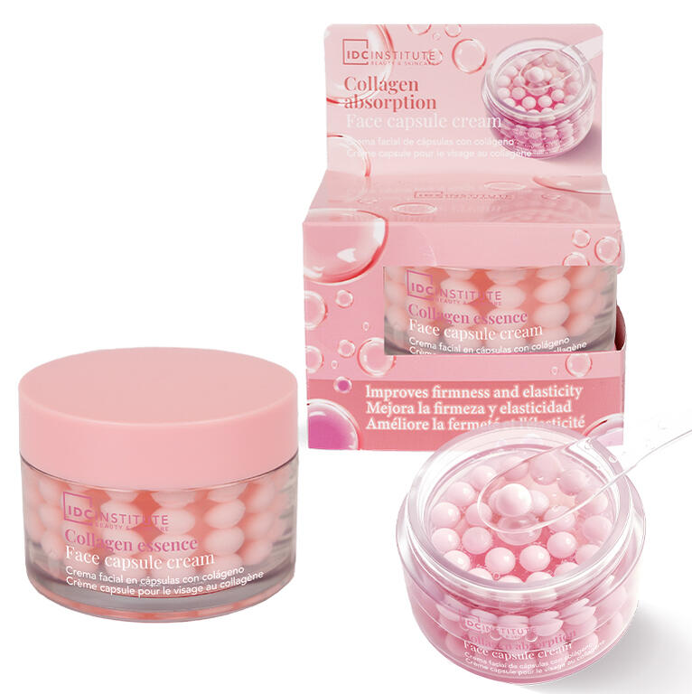 IDC INSTITUTE Crema  idratante alle capsule di collagene rosa