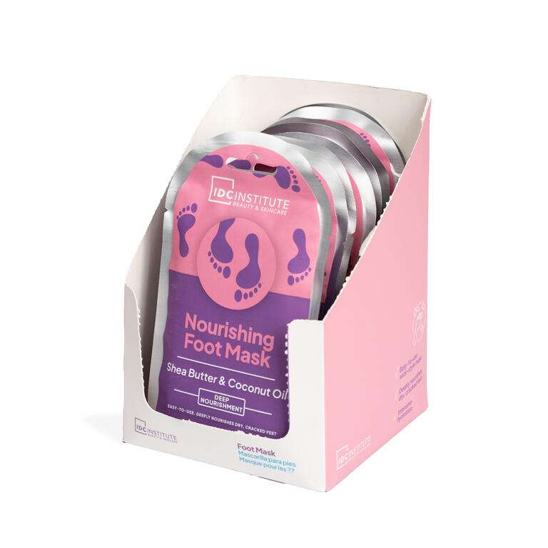 IDC INSTITUTE Maschera nutriente per i piedi in tessuto Pure Pop