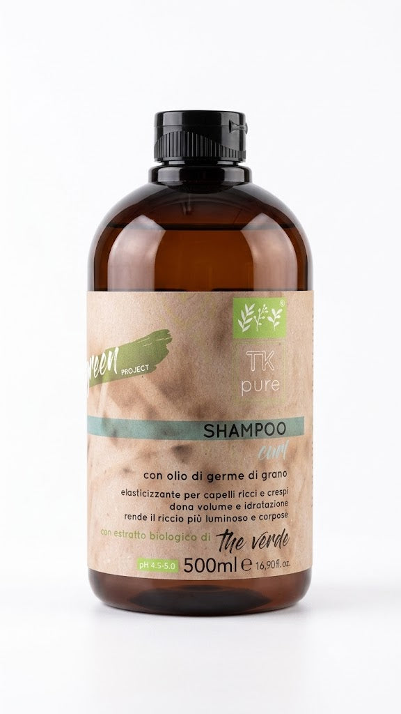 Retrò Professional TK Pure Shampoo Curl Elasticizzante Per Capelli Ricci E Crespi