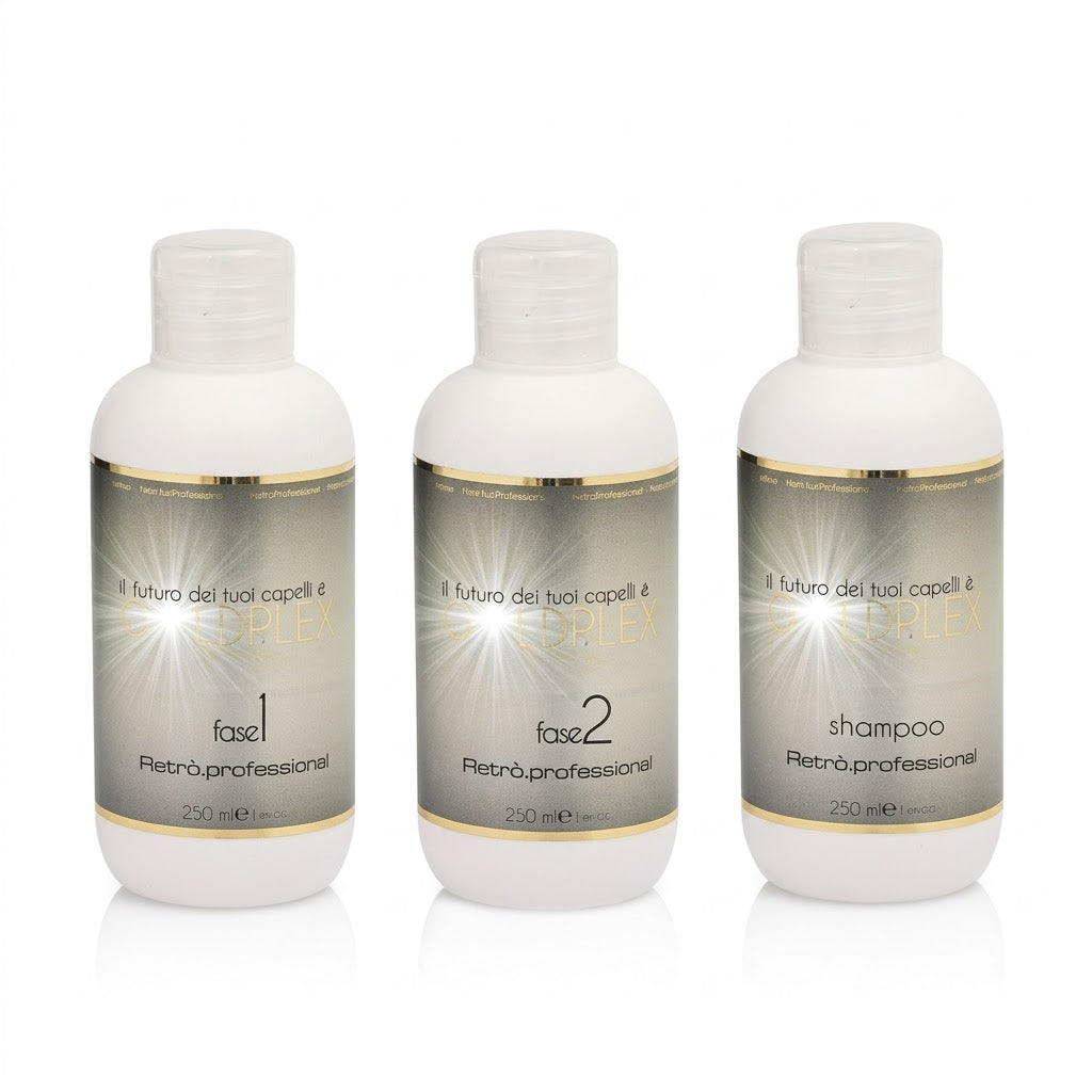 Retrò Professional Goldplex New Life For Your Hair - 3x50 ml