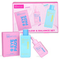 IDC INSTITUTE Set Glissy Hydra Tonico , siero viso, 3 paia di maschere per il contorno occhi.