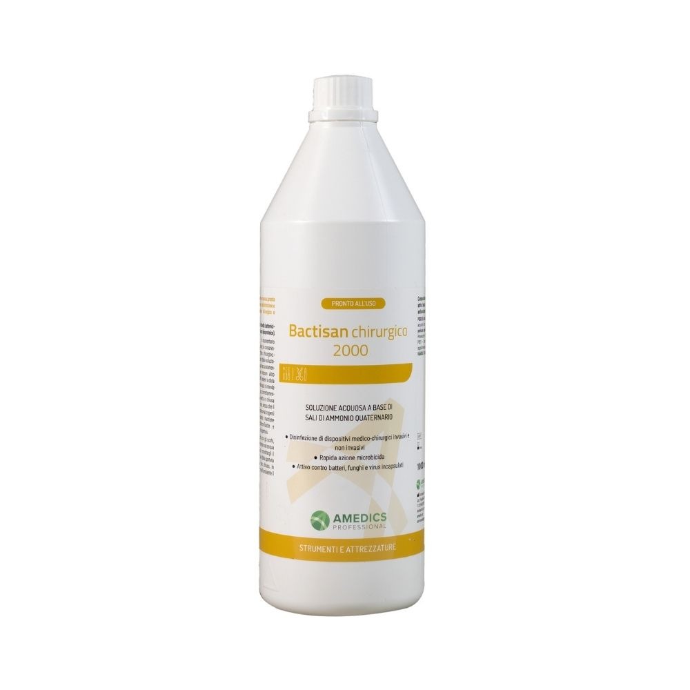 Bactisan Chirurgico 2000 Soluzione Disinfettante Acquosa A Base Di Ammonio Quaternario - 1000 ml